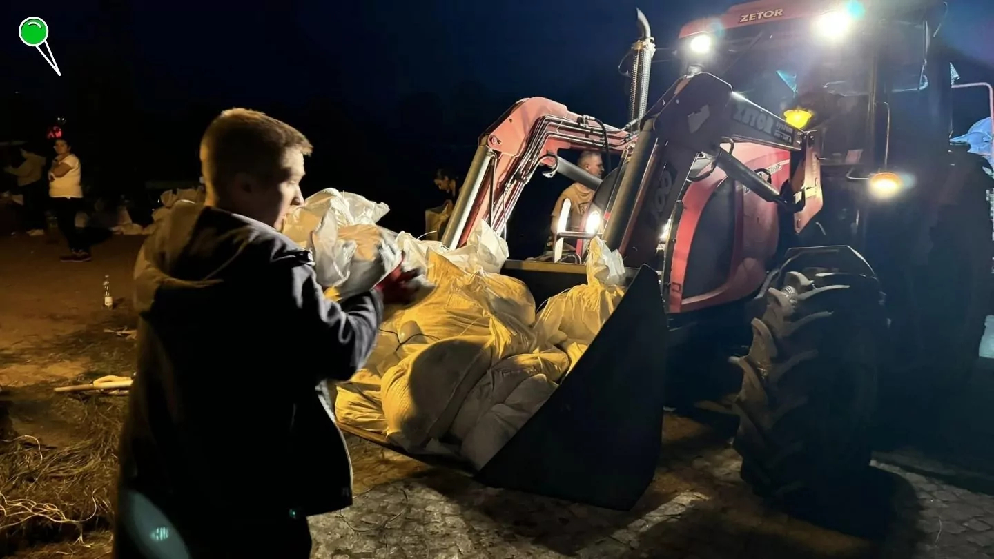Sytuacja powodziowa na południu Polski (FOTO: Miasto Brzeg Dolny)
