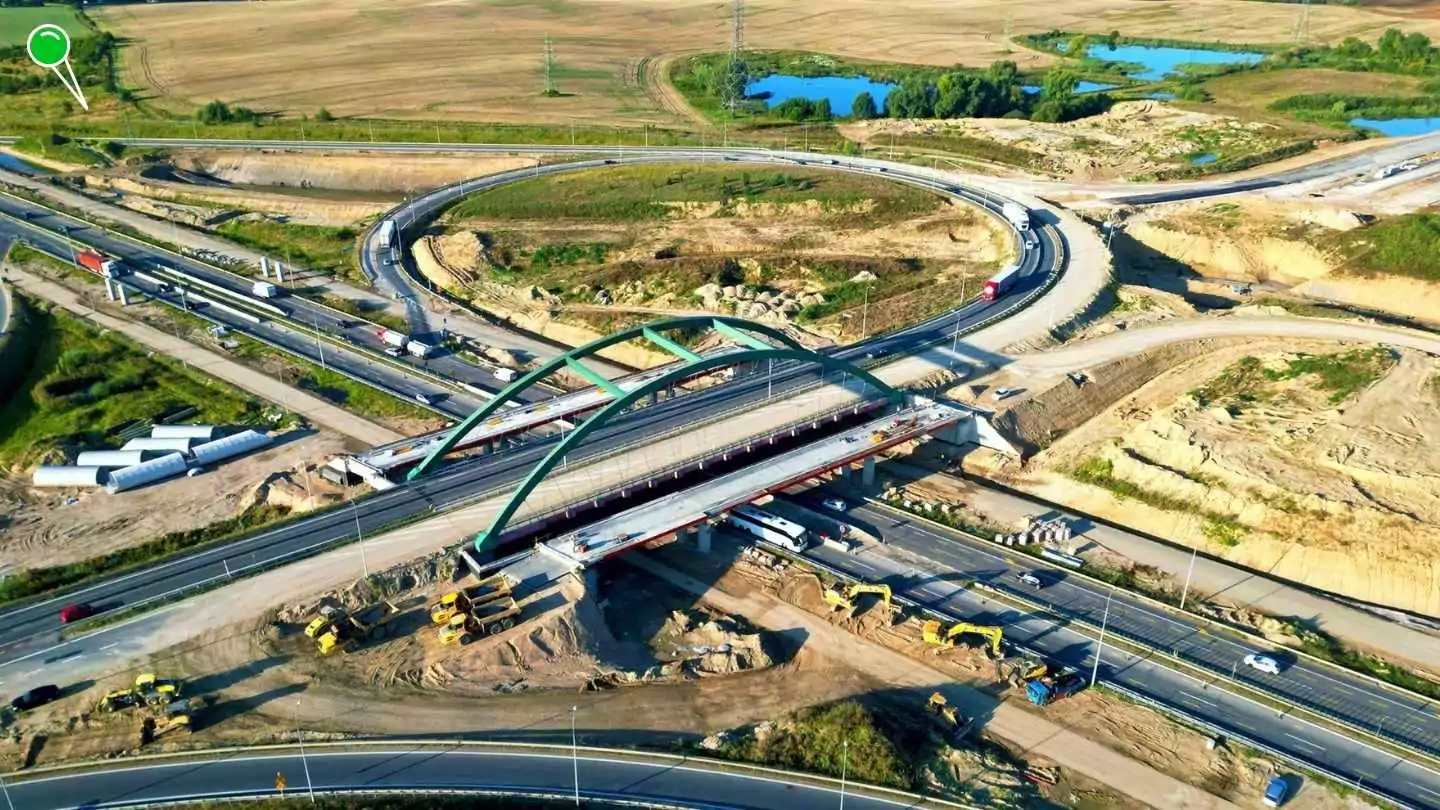 Nowe zasady ruchu na węźle Gdańsk Południe. Drogowe "karo" (FOTO: GDDKiA o. Gdańsk)