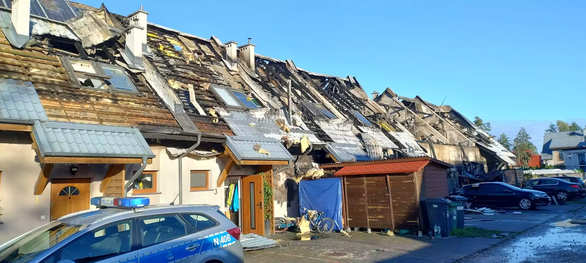 Fałszywe zbiórki po pożarze w Radunicy. Uważaj! (FOTO: Michał Nowak/FB)