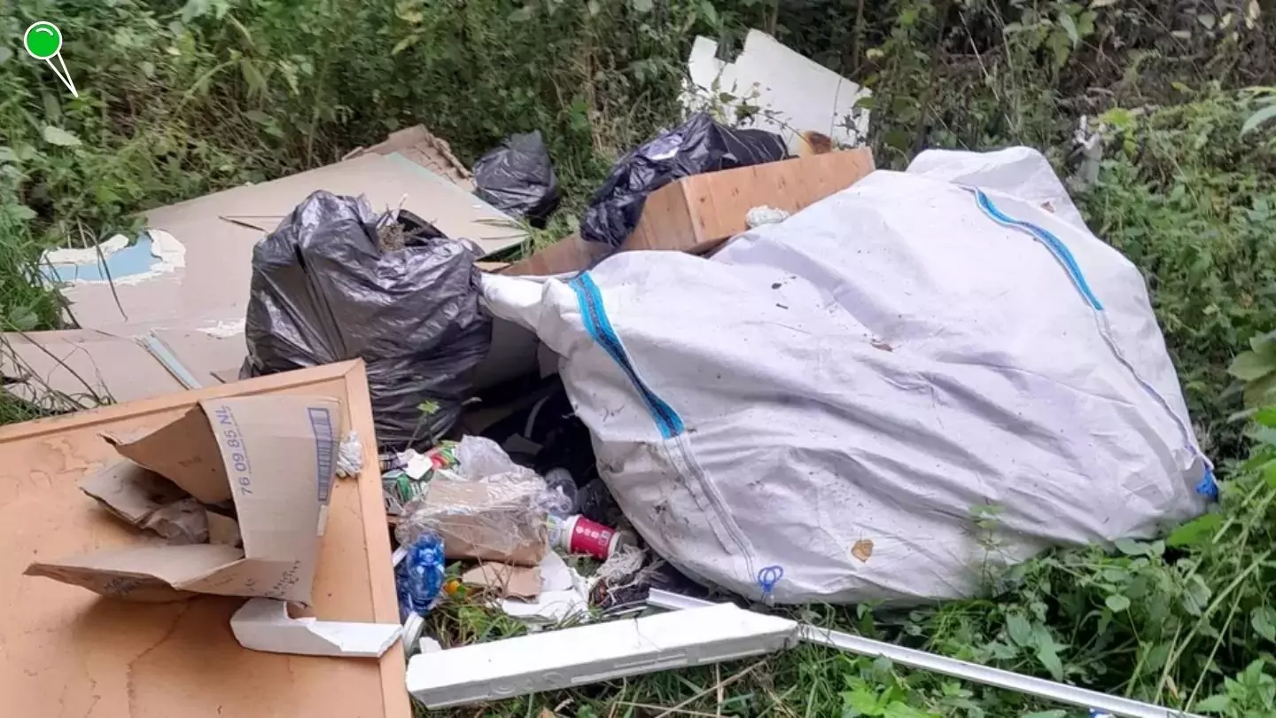 Odpady po remoncie podrzucone w lesie. Posypały się mandaty (FOTO: SM Gdańsk)