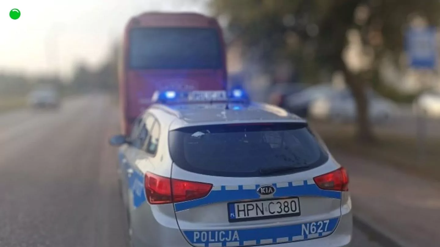 Pijany kierowca autobusu w Sztumie. Wiózł 20 pasażerów (FOTO: KPP w Sztumie)