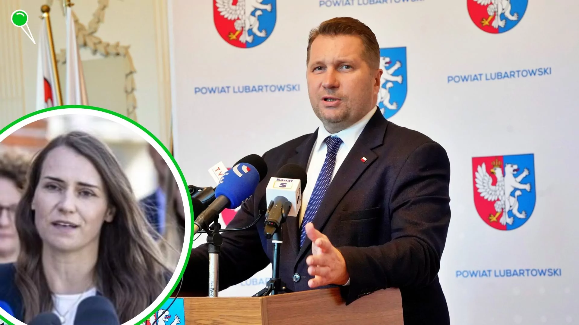 Czarnek ostro o Pomaskiej: "Robi z siebie błazna" (FOTO: gdansk.pl/FB/Przemysław Czarnek)