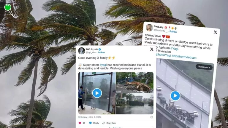 Bilans ofiar śmiertelnych tajfunu Yagi, który od soboty przechodzi nad północnym Wietnamem, wzrósł do 35 osób (FOTO: canva.com/X)