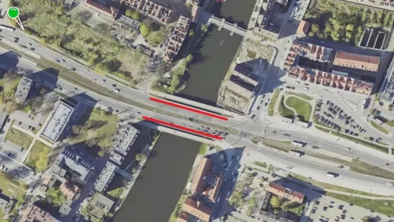 Zwężenie na Podwalu Przedmiejskim w Gdańsku (FOTO: GZDiZ)