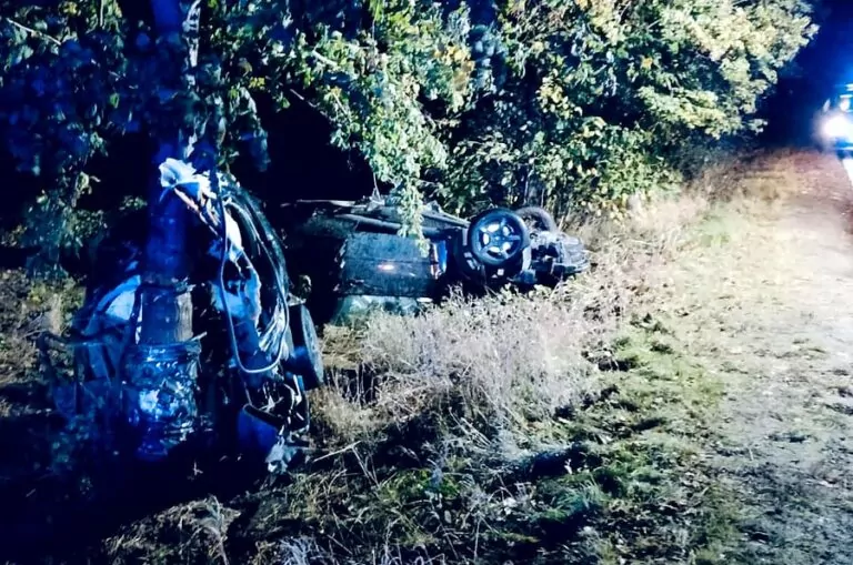 Śmiertelny wypadek pod Skórczem. Policja wyjaśnia okoliczności (FOTO: KPP Starogard Gdański)