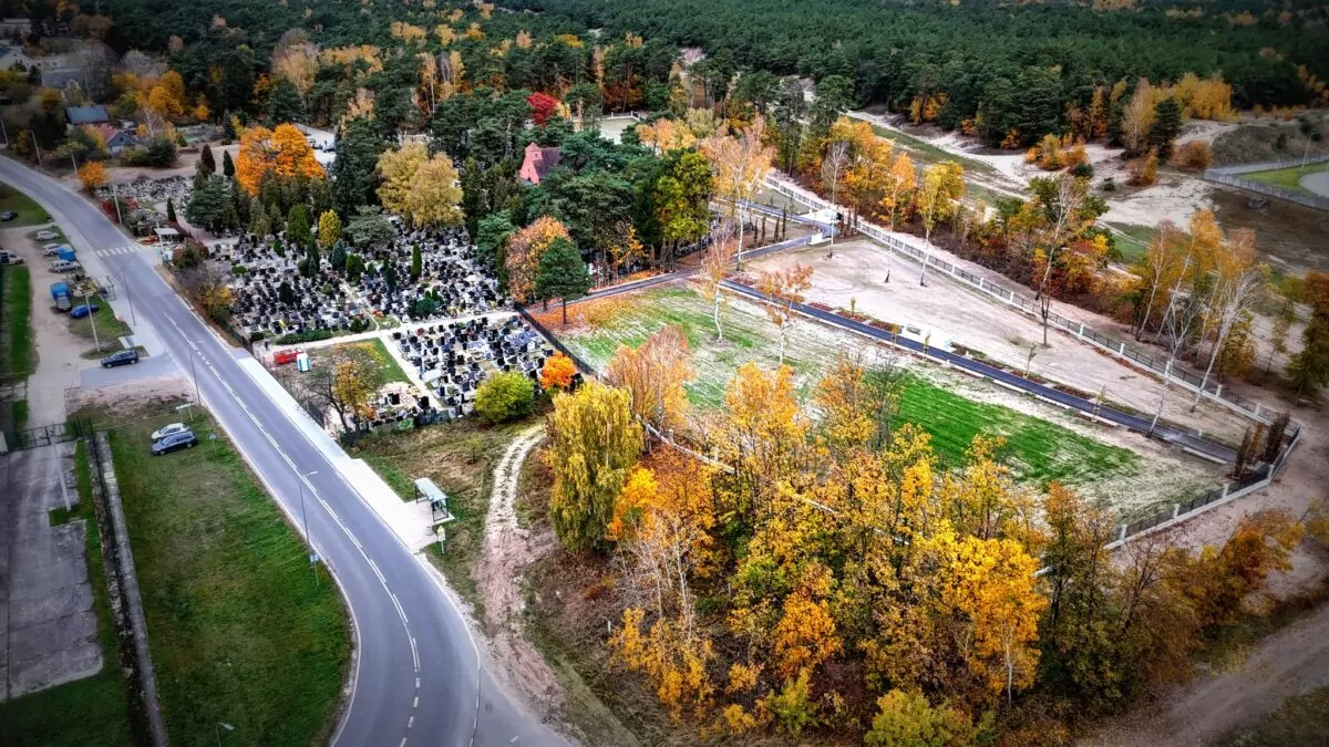 Rozbudowa cmentarzy - efekt prac przy nekropolii obok ulicy Kępnej w Gdańsku (FOTO: DRMG)