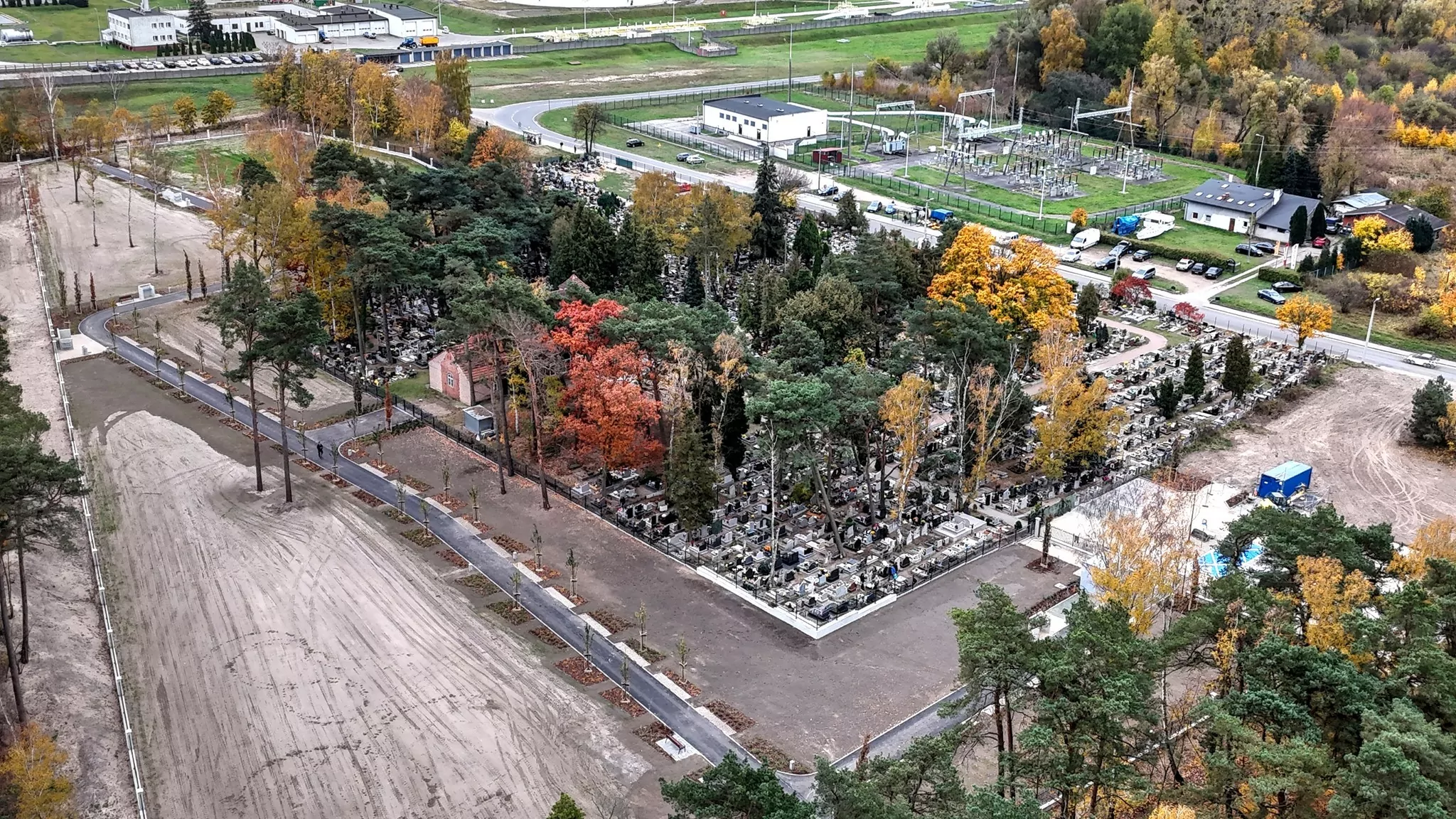 Rozbudowa cmentarzy w Gdańsku. Więcej miejsc na pochówki (FOTO: DRMG)