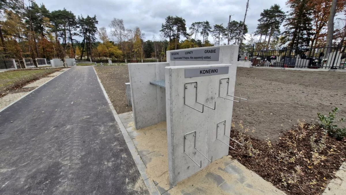 Rozbudowa cmentarzy - efekt prac przy nekropolii obok ulicy Kępnej w Gdańsku (FOTO: DRMG)