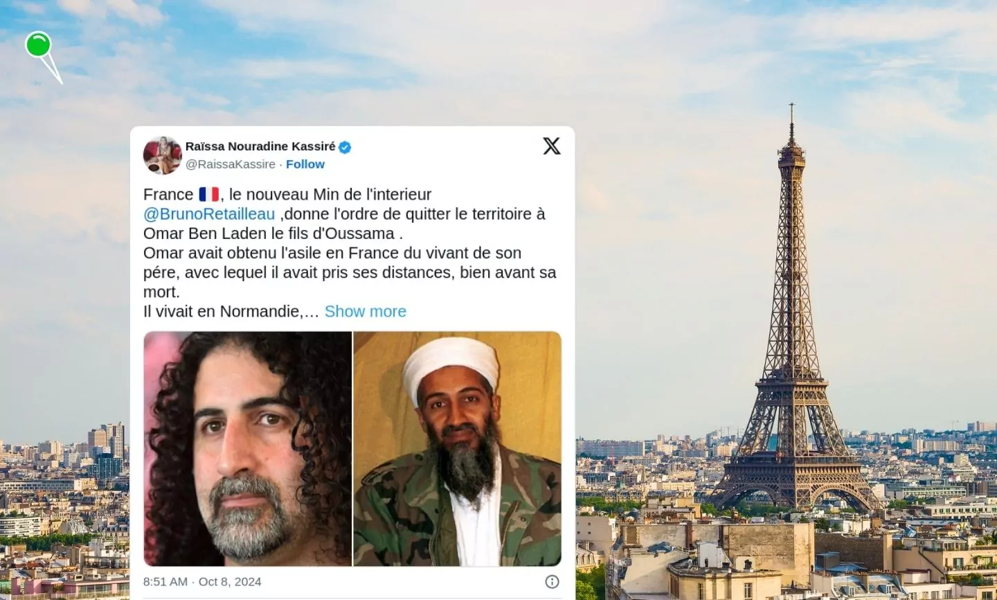 Syn bin Ladena wydalony z Francji za apologię terroryzmu (FOTO: canva.com/X)