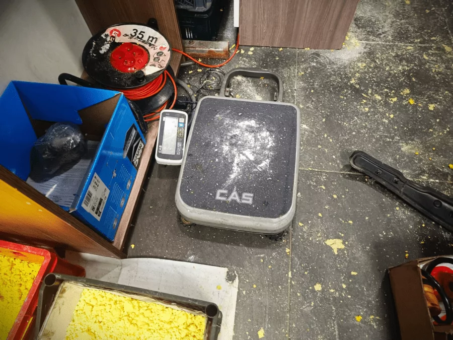 Policja zlikwidowała laboratorium amfetaminy na Pomorzu (FOTO: KWP Gdańsk)