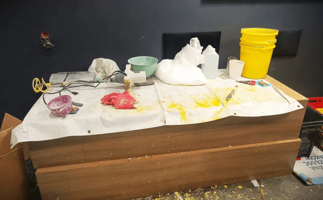 Policja zlikwidowała laboratorium amfetaminy na Pomorzu (FOTO: KWP Gdańsk)