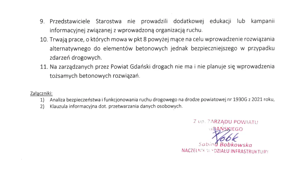 Starostwo nie wie skąd wzięły się "zapory śmierci" w Otominie (FOTO: wbijamszpile.pl)