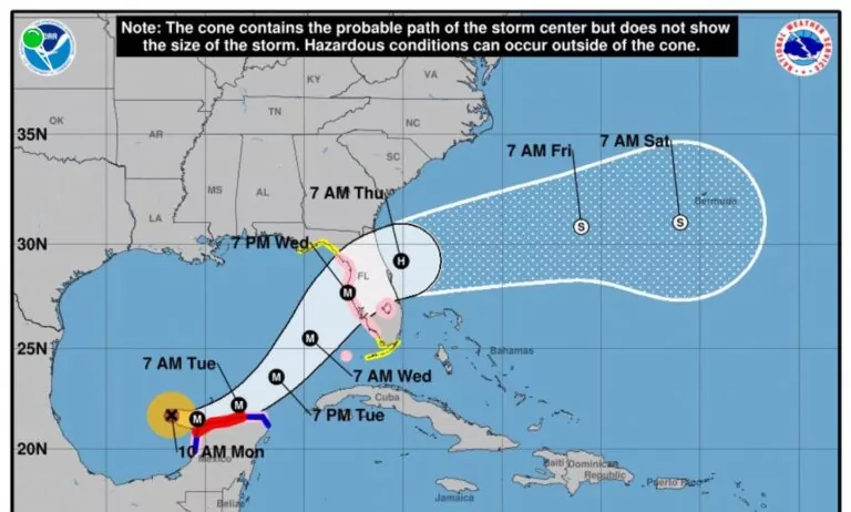 Huragan Milton grozi Tampa Bay. Największe zagrożenie od 1921 r. (FOTO: NOAA)