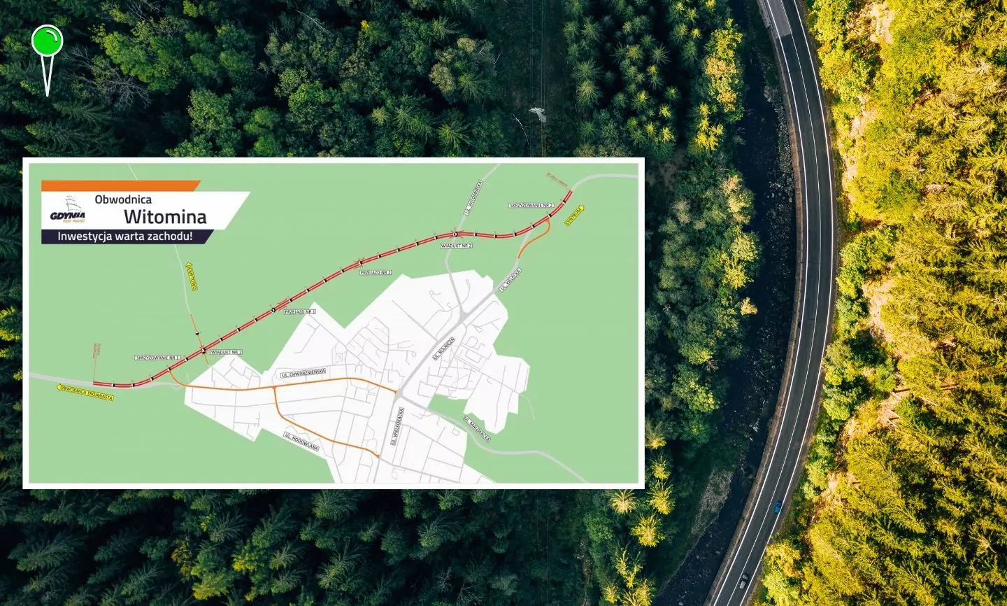 Obwodnica Witomina. Polimex rusza z pracami (FOTO: canva/gdynia.pl)