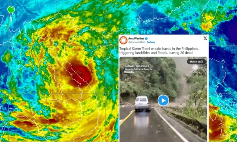 Burza Trami pustoszy Filipiny – ponad 115 ofiar (FOTO: X)