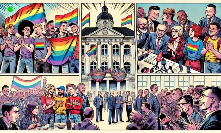 "Tęczowy Piątek" w gdańskich szkołach z myślą o LGBTQIA+ (FOTO: wbijamszpile.pl)