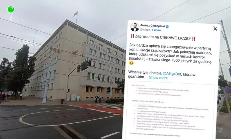 Gdański magistrat zapłacił 15 tys. zł za... dwugodzinne szkolenie (FOTO: wbijamszpile.pl/X)