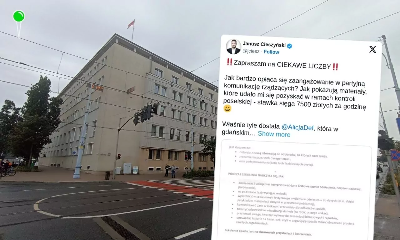 Gdański magistrat zapłacił 15 tys. zł za... dwugodzinne szkolenie (FOTO: wbijamszpile.pl/X)