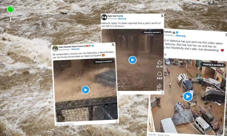 Gwałtowne burze i powodzie w Hiszpanii. Nowy bilans ofiar (FOTO: canva.com/X)