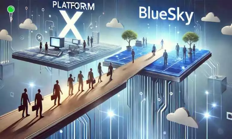 Lewicowi użytkownicy opuszczają platformę X. Czym jest Bluesky? (FOTO: wbijamszpile.pl)