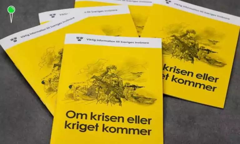 Szwecja wysyła instrukcje na wypadek wojny – 5 milionów broszur (FOTO: Mikael Frisell/X)