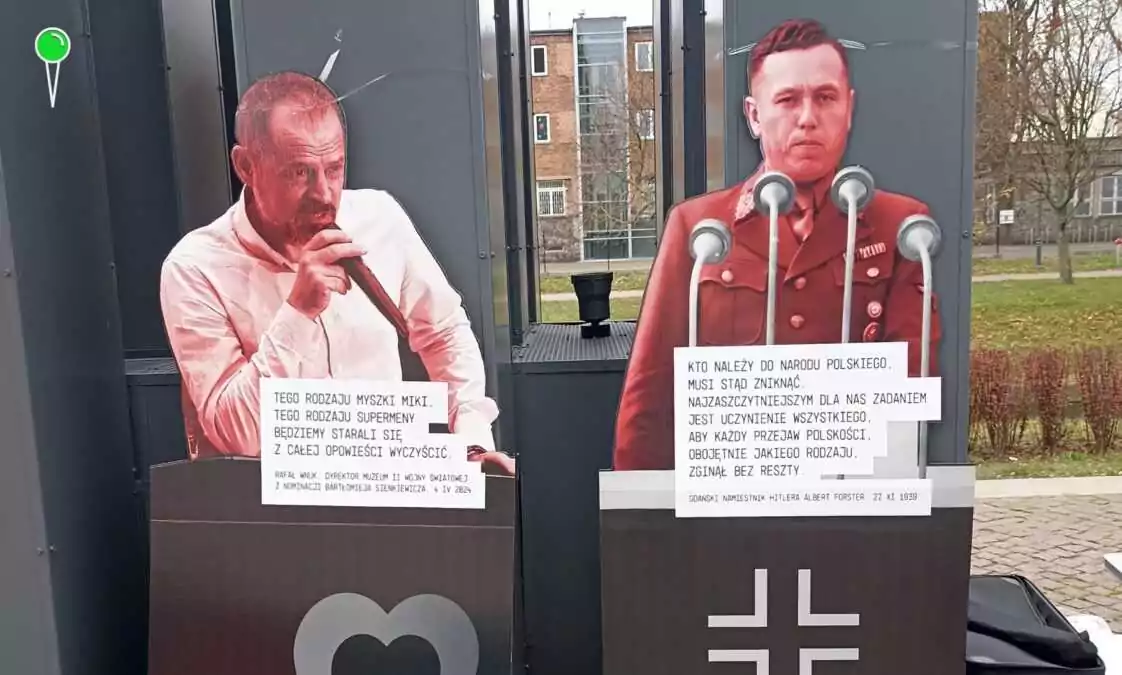 Cykliczny protest i jego oprawa (FOTO: wbijamszpile.pl)