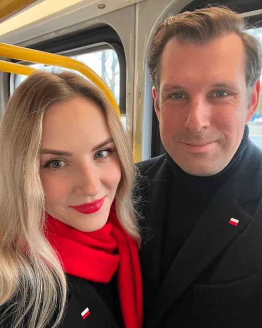 Elżbieta i Tobiasz Bocheńscy (FOTO: Tobiasz Bocheński X) 