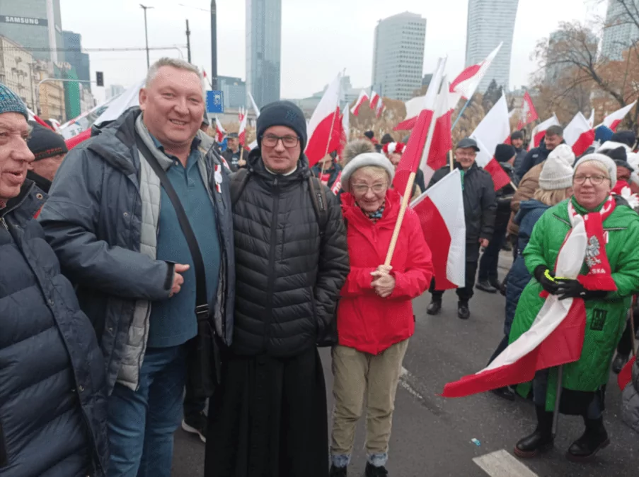 Jacek Wrona i ks. Janusz Chyła (FOTO: Jacek Wrona/x)