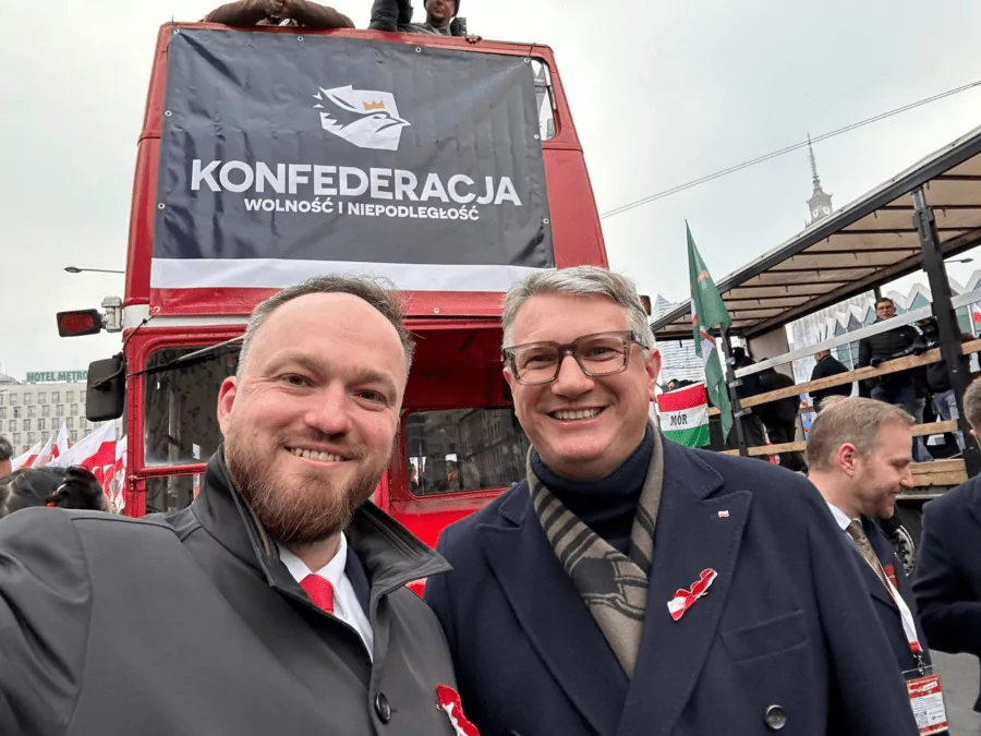 Witold Tumanowicz i Przemysław Wipler (FOTO: Witold Tumanowicz/X)