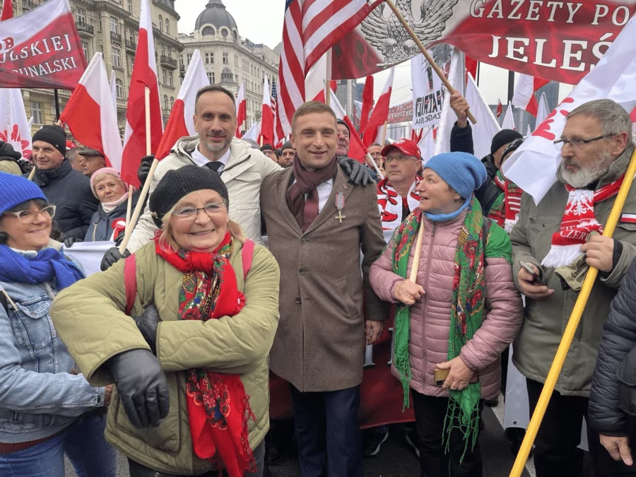 Janusz Kowal i Robert Bąkiewicz (FOTO: Robert Bąkiewicz/X)
