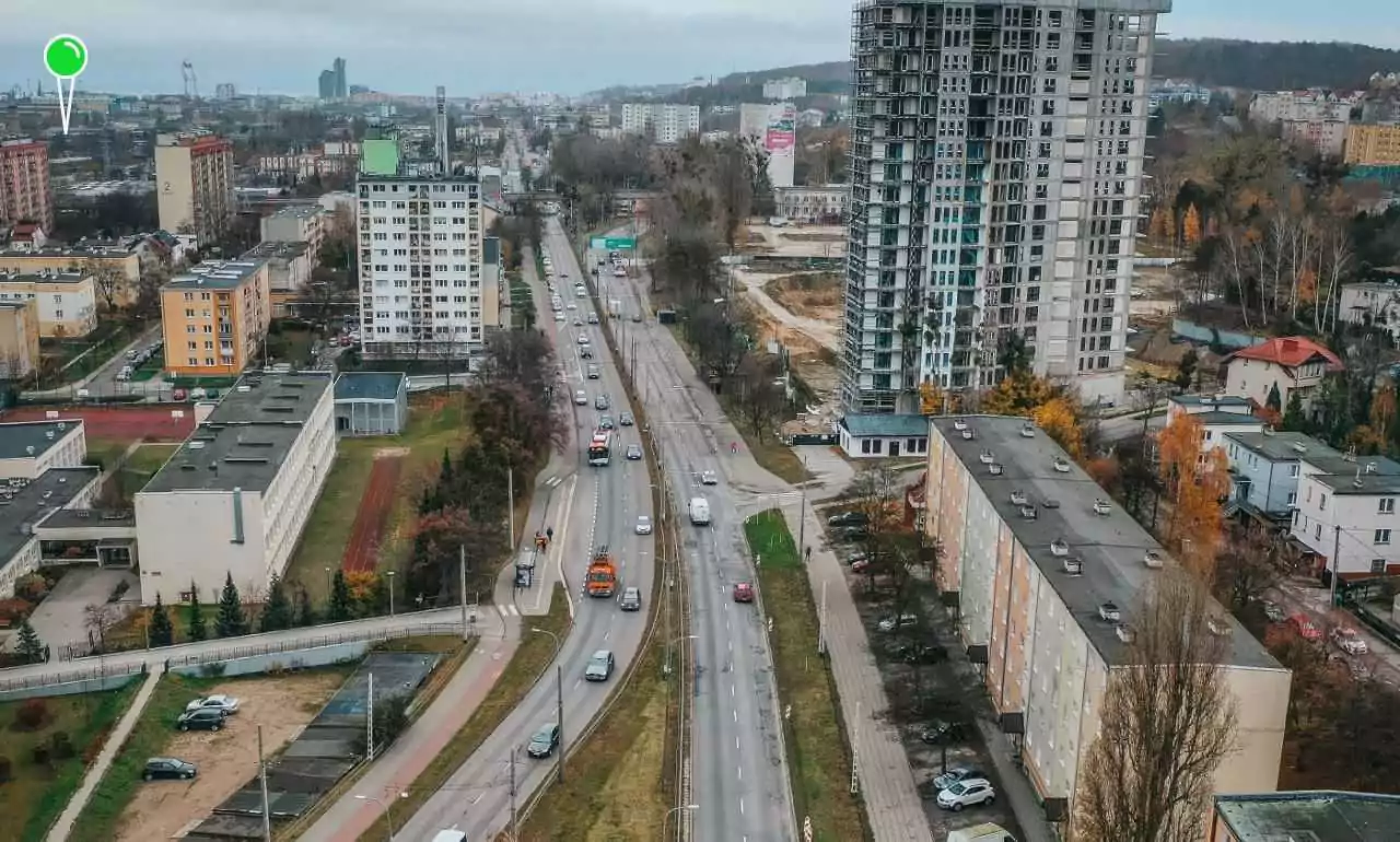 W środę, 20 listopada, rozpocznie się remont nawierzchni ul. Morskiej w Gdyni w rejonie Estakady Kwiatkowskiego.