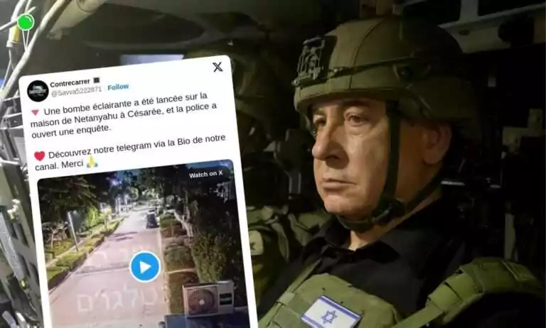 Atak bombowy na dom Benjamina Netanjahu (FOTO: Benjamin Netanjahu/X)