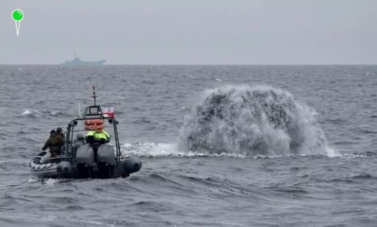 Neutralizacja niewybuchu na Zatoce Gdańskiej (FOTO: 8. Flotylla Obrony Wybrzeża)