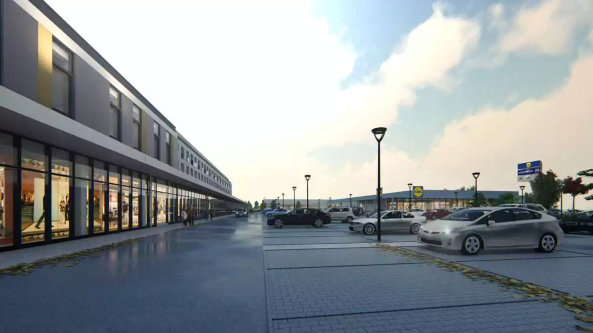 Pawilony zaplanowane w nowym centrum (FOTO: Eurobud)