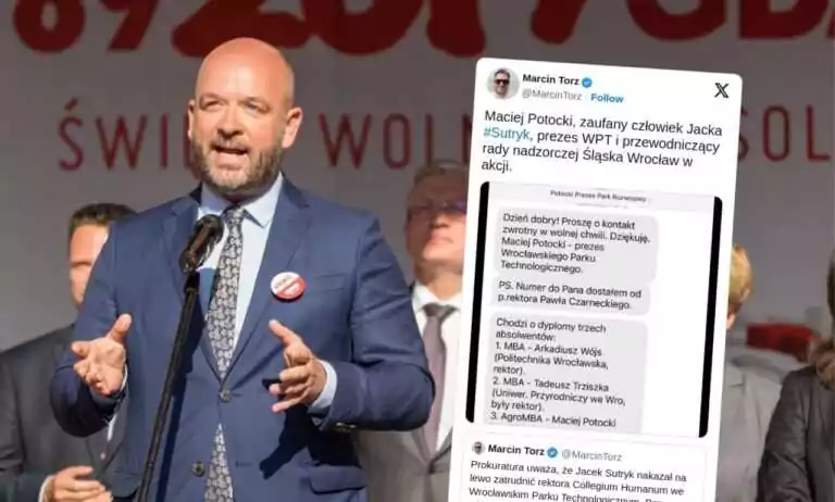 Afera z dyplomami MBA w Wrocławiu. Nowe dowody (FOTO: Jacek Sutryk/FB)