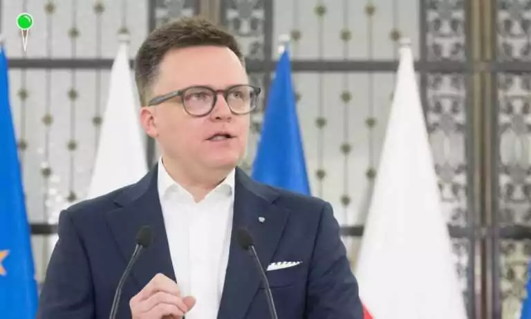 Szymon Hołownia ogłasza start w wyborach prezydenckich 2025 (FOTO: Sejm/X)
