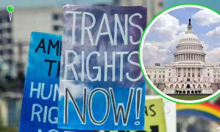 Osoby transpłciowe nie wejdą do kobiecych toalet w Kapitolu? (FOTO: canva.com)