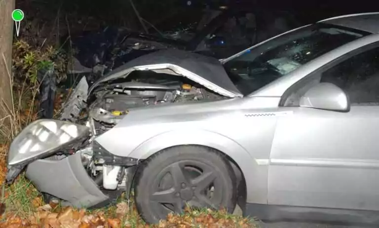 19-latka bez prawa jazdy i po alkoholu spowodowała wypadek (FOTO: KMP Gdańsk)