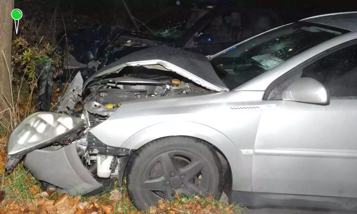 19-latka bez prawa jazdy i po alkoholu spowodowała wypadek (FOTO: KMP Gdańsk)