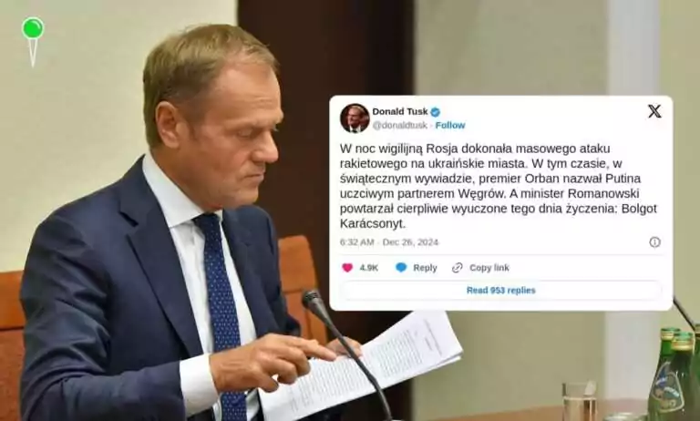 Wigilia w Rosji i na Ukrainie? Donald Tusk popełnił duży błąd (FOTO: Sejm/X)