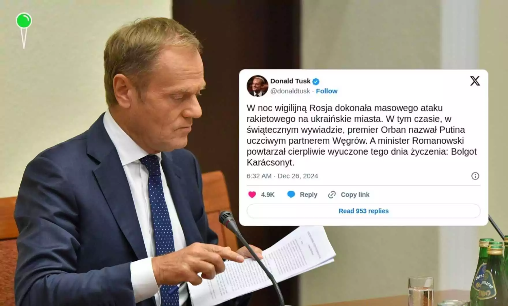 Wigilia w Rosji i na Ukrainie? Donald Tusk popełnił duży błąd (FOTO: Sejm/X)