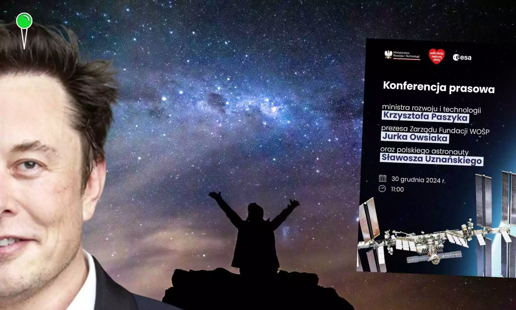 Niech Elon Musk się schowa! Polskie serduszko w kosmosie (FOTO: canva.com)