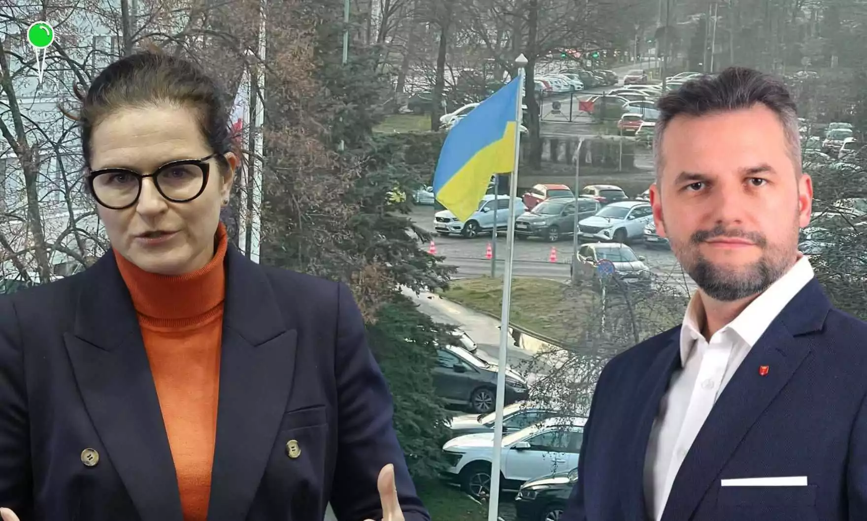 Flagi Ukrainy na urzędzie w Gdańsku zostają na dłużej (FOTO: gdansk.pl/Łukasz Hamadyk)