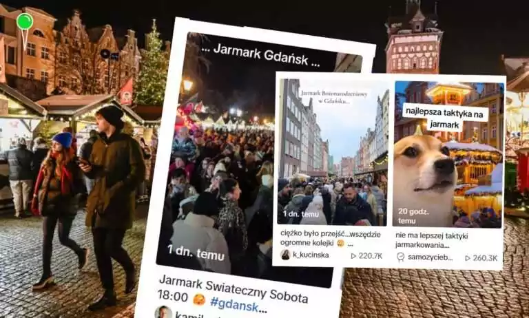 Świąteczny chaos na jarmarku w Gdańsku. Internet kipi od żartów (FOTO: AmberExpo)