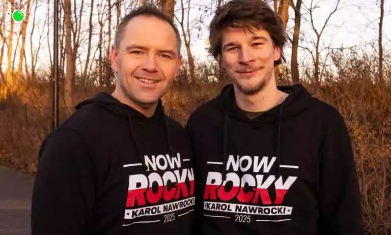 Czarna bluza Karola Nawrockiego podbija serca Polaków (FOTO: Daniel Nawrocki/X)