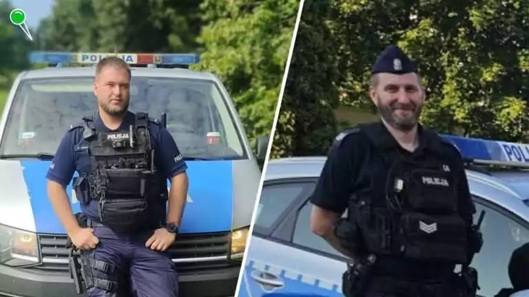 Policjanci z Pruszcza Gdańskiego uratowali życie 18-latce (FOTO: KPP Pruszcz Gdański)