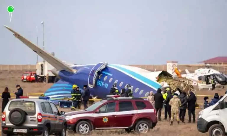 Katastrofa samolotu w Kazachstanie. Jakie były przyczyny tragedii? (FOTO: KAZAKHSTAN EMERGENCIES MINISTRY)