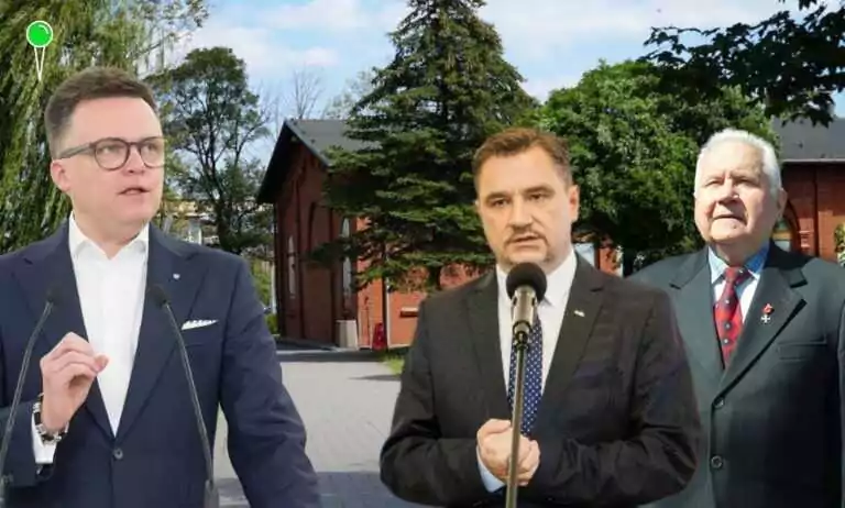 Działacze Solidarności kontra władze związku. Spór o salę BHP. Od lewej Szymon Hołownia, Piotr Duda i Czesław Nowak (FOTO: canva/Solidarność/Wikipedia/Sejm)