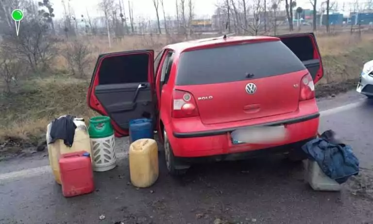 Policyjny pościg na ekspresowej "siódemce" przed wigilią (FOTO: KPP Pruszcz Gdański)