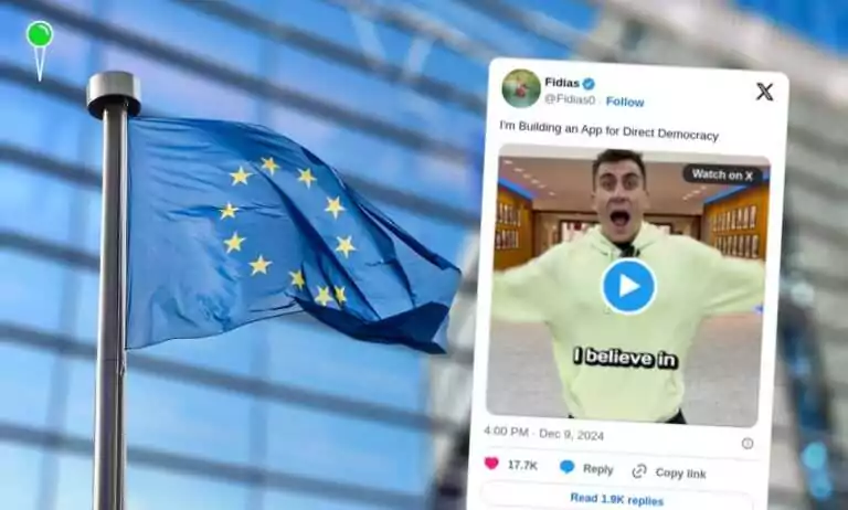 Aplikacja Fidiasa: rewolucja w demokracji UE (FOTO: canva.com/X)